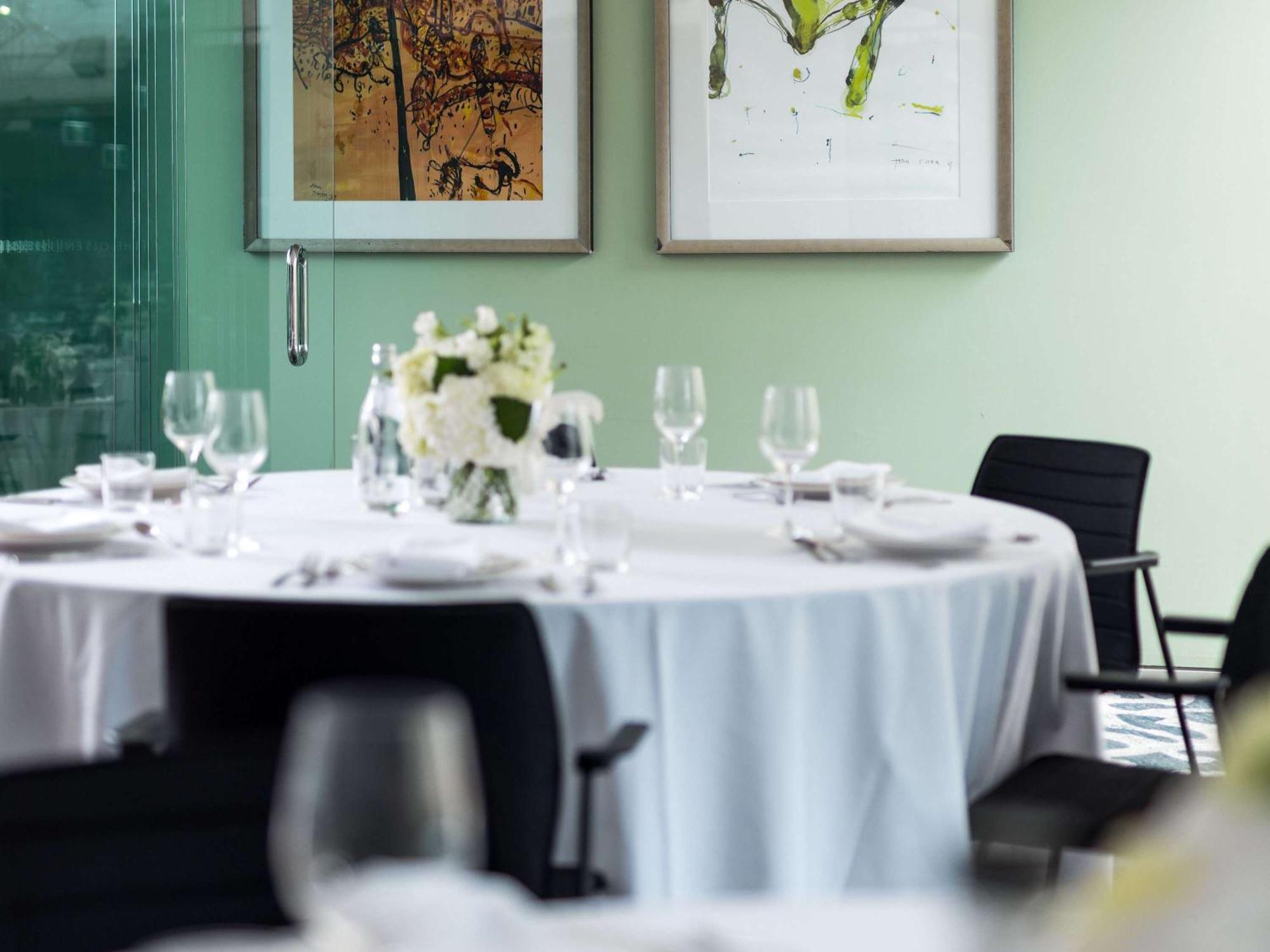 The Olsen Melbourne Art Series Exteriör bild The dining room at the 2012 Olympic Village