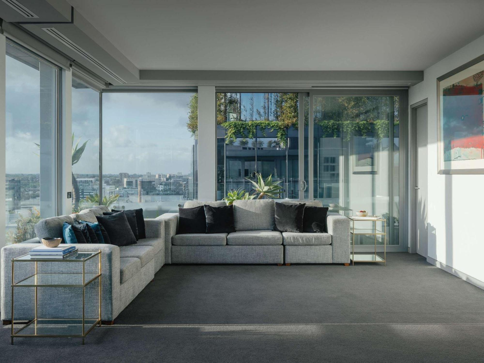 The Olsen Melbourne Art Series Exteriör bild Interior of a penthouse apartment