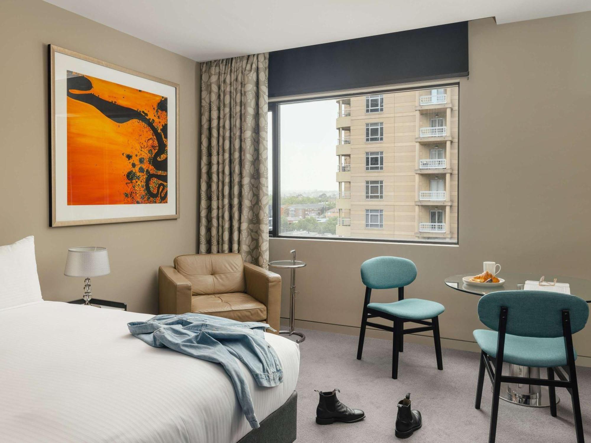 The Olsen Melbourne Art Series Exteriör bild A room at the hotel